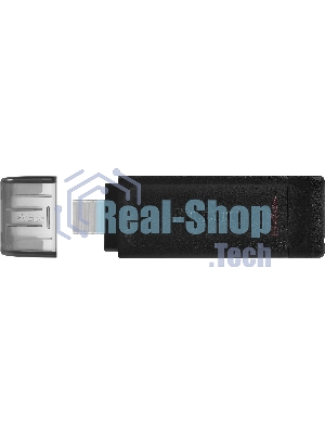 Флешка USB Kingston DataTraveler DT70 (DT70/64Gb), 64Gb, USB Type-C 3.2, R/W 70/45, черный
