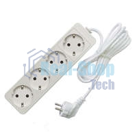 Удлинитель 4х1 0м с заземл. 10А IP20 2.2 кВт Союз 481S-9410