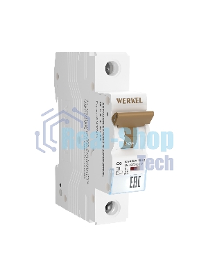 Автоматический выключатель Werkel 1P 6 A C 4,5 kА W901P064