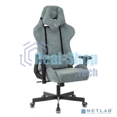 Кресло Бюрократ VIKING KNIGHT LT28 FABRIC серо-голубой, ткань, 120 кг, механизм качания
