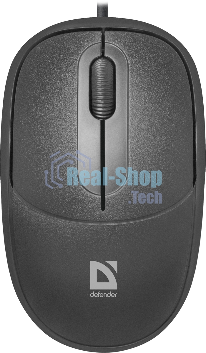 Мышь проводная Defender Datum MS-980 черный, 1000 dpi, USB, кнопки - 3