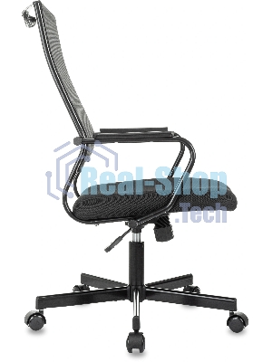 Кресло руководителя Бюрократ CH Balance черный Elastic-102 TW-11 сетка/ткань крестов. металл черный