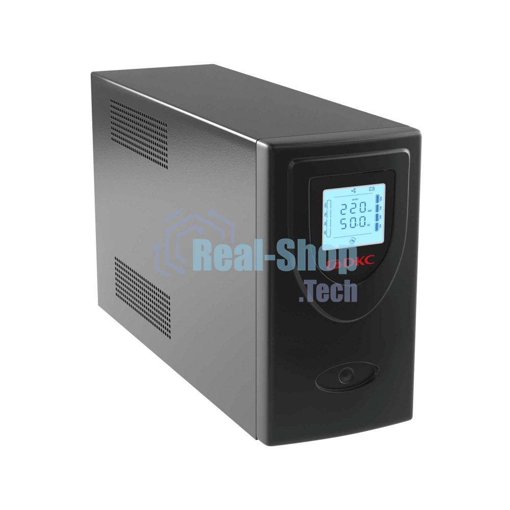 Источник бесперебойного питания DKC INFOLCD2000SI / 2000 ВА / 1200 Вт / 2 x CEE 7 (евророзетка), 2 x IEC 320 C13 (компьютерный)