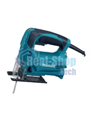 Макита Лобзики Makita 4328 Лобзик,в\рук, 450Вт,500-3100об\м,ход-18мм,рез-65мм,1.8кг,кор,маятн,стальн подошва