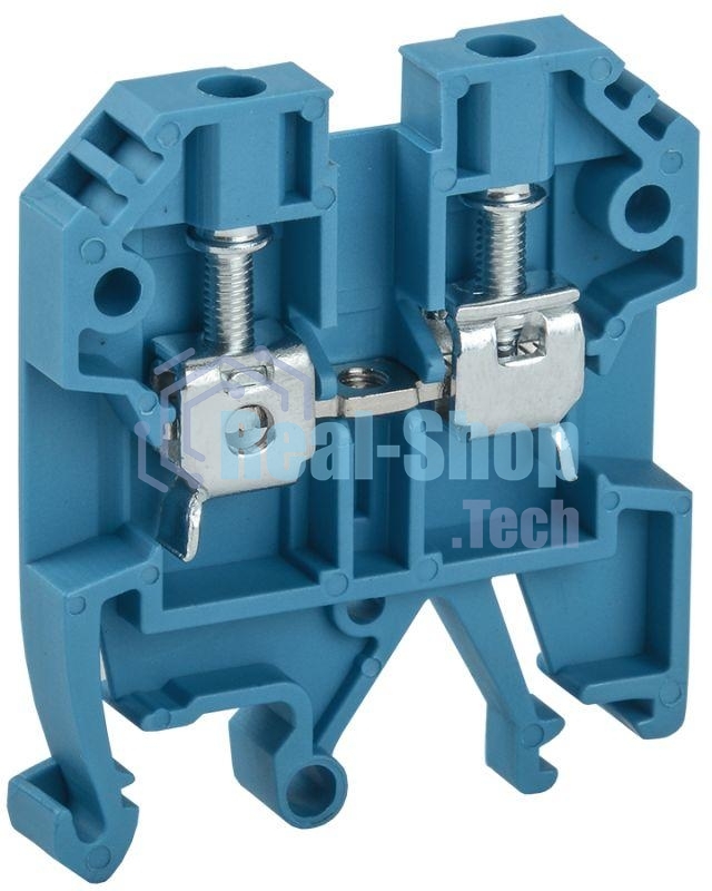 Клемма винтовая КВИ-4 кв.мм синяя IEK YZN30-004-K07