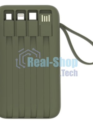 Портативный аккумулятор Tecno Pocket S101Q 10000mAh QC3.0/PD3.0 22.5W 2.4A 2xUSB-A/USB-C черный