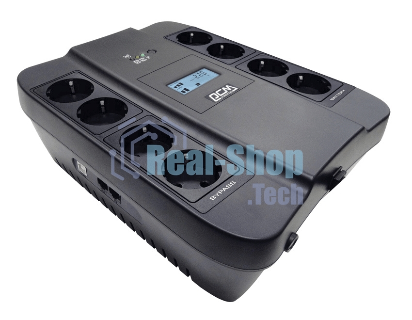 Источник бесперебойного питания Powercom Spider SPD-750U LCD 450Вт 750ВА черный