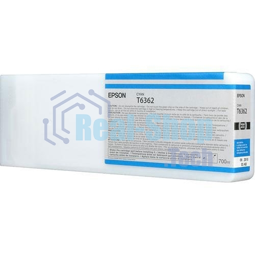 Картридж струйный Epson C13T636200 голубой (700 мл) для Stylus 7700, 7890, 7900, 9700, 9890, 9900, WT7900