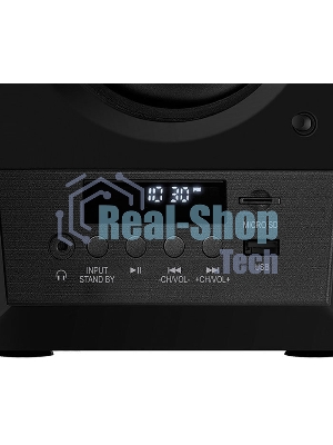 Акустическая система 2.0 SVEN MC-10, чёрный, мощность 2x25Вт (RMS), FM-тюнер, USB/microSD, дисплей, пульт ДУ, Bluetooth SVEN MC-10, чёрный, акустическая система 2.0, мощность 2x25Вт (RMS), FM-тюнер, USB/microSD, дисплей, пульт ДУ, Bluetooth