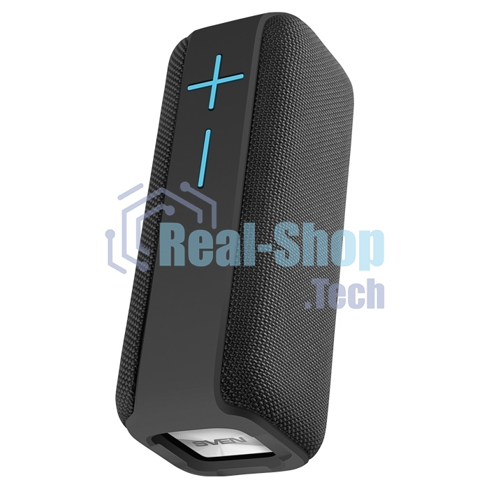Акустическая система 2.0 SVEN PS-205, черный мощность 2x6 Вт (RMS), Waterproof (IPx6), TWS, Bluetooth, FM, USB, microSD, встроенный аккумулятор