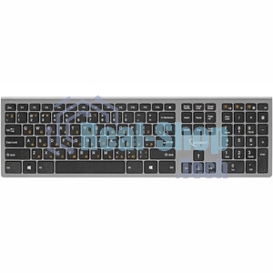 Клавиатура беспроводная Gembird KBW-1, USB, серебристый