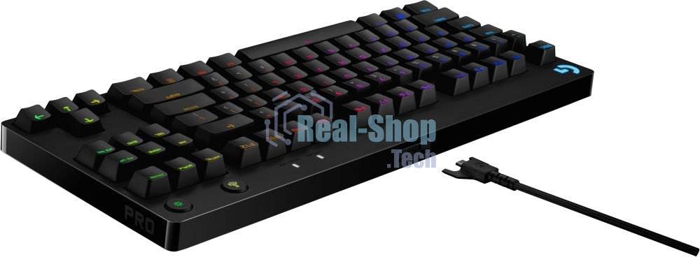 Клавиатура Logitech Gaming PRO проводная, USB Type-A, чёрный