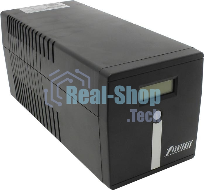 Источник бесперебойного питания PowerMan Smart Sine 1000 черный (Pure Sine Wave/LCD Display/USB/Software/RJ11/45)
