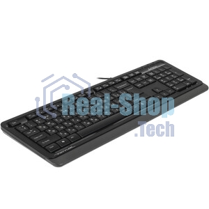 Комплект клавиатура+мышь A4Tech FStyler F1010 проводной, USB, 1600 DPI, чёрный/серый