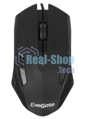 Мышь проводная ExeGate Professional Standard SH-9025L2 черный, 1000 dpi, USB, кнопки - 3