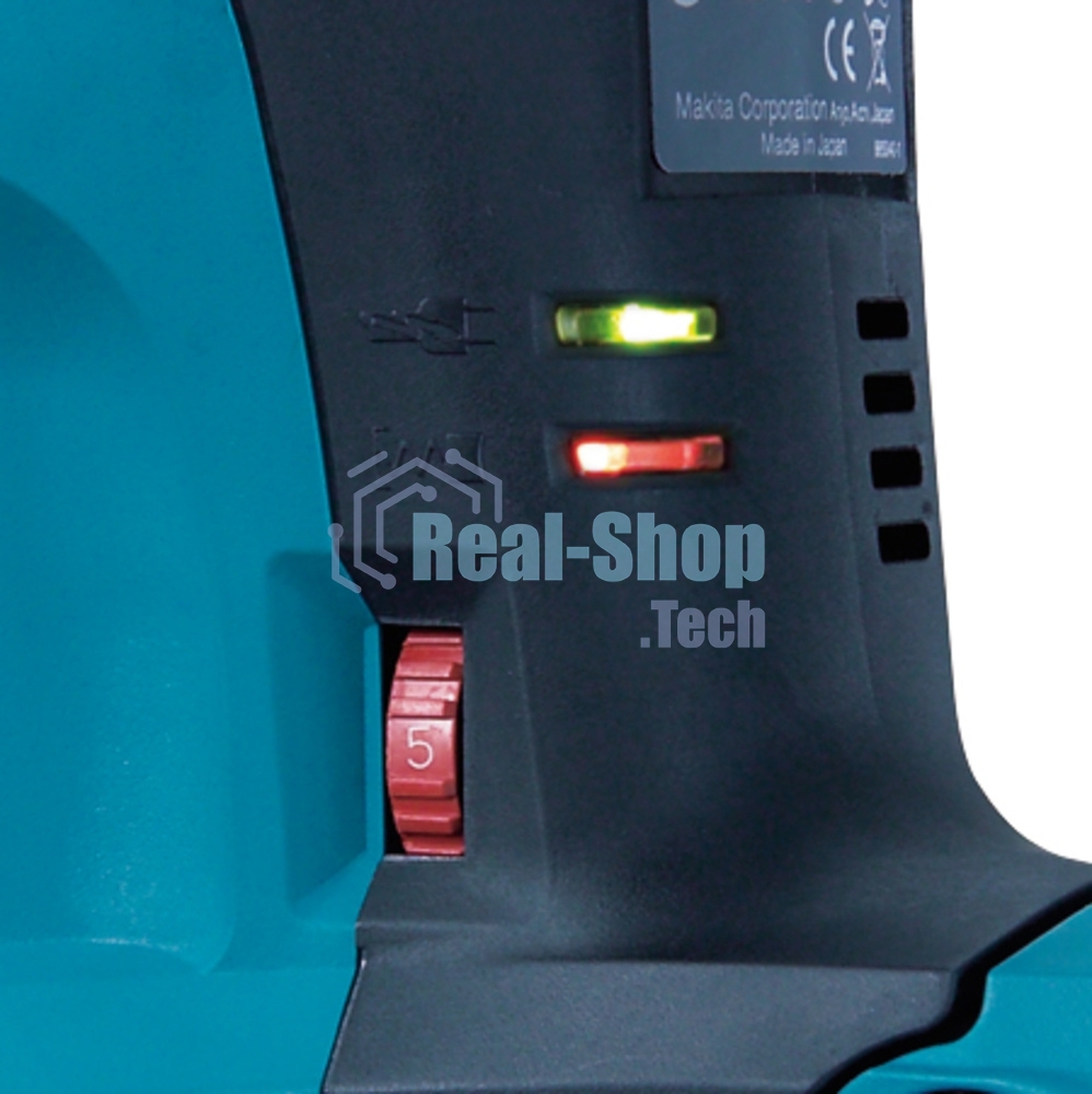 Отбойный молоток Makita HM1213C Молоток отб,SDS-max,1510Вт,25.5Дж,950-1900у\м,10.3кг,чем,АВТ,м\функц бок рукоятка,плавный пуск 