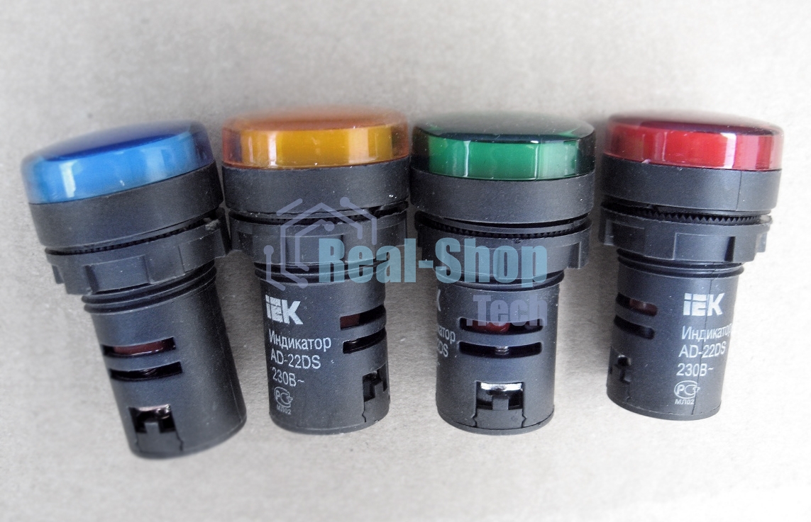 Арматура светосигнальная AD-22DS 24В AC/DC красн. IEK BLS10-ADDS-024-K04