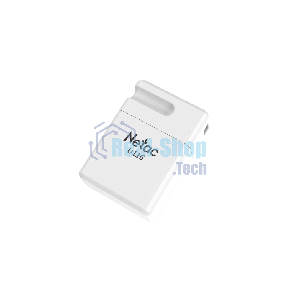 Флешка USB Netac U116 (NT03U116N-064G-20WH), 64Gb, USB 2.0, R/W 70/30, белый