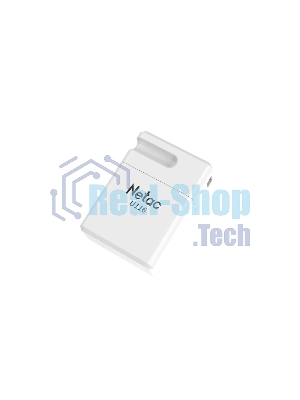 Флешка USB Netac U116 (NT03U116N-064G-20WH), 64Gb, USB 2.0, R/W 70/30, белый