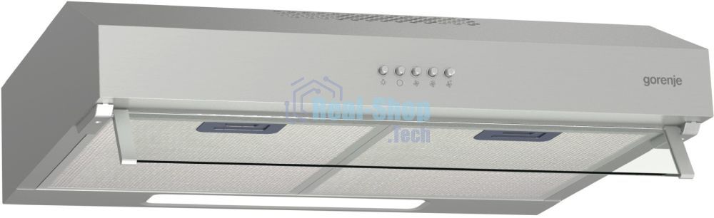Вытяжка подвесная Gorenje WHU629EX/M нержавеющая сталь, 60 см, 249 м³/ч, 67 дБ