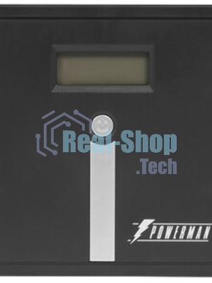 Источник бесперебойного питания PowerMan Smart Sine 1000 черный (Pure Sine Wave/LCD Display/USB/Software/RJ11/45)