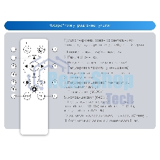 Потолочный светодиодный светильник Ambrella light FZ1355 WH белый IP20 60W 3000-6500K 490*80 (ПДУ ИК)
