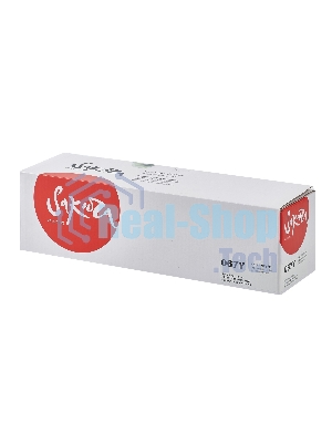 Картридж лазерный Sakura 067Y (5099C002) для Canon i-SENSYS LBP631/LBP633/MF651/MF655/MF657, желтый, 1300к. (чип без счетчика копий)