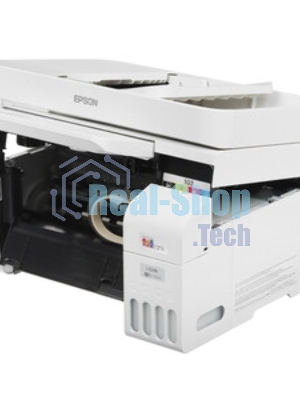 МФУ струйное Epson EcoTank L5296 (C11CJ65411) белый, A4, ч/б печ. 33стр/мин., цв. печ. 15стр/мин., 5760x1440 DPI, 2400х1200 DPI, USB, Ethernet, Wi-Fi