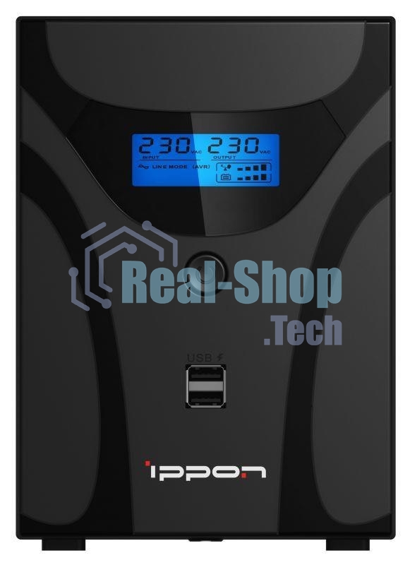 Источник бесперебойного питания Ippon Smart Power Pro II 2200 / 2200 ВА / 1200 Вт / 6 x IEC 320 C13