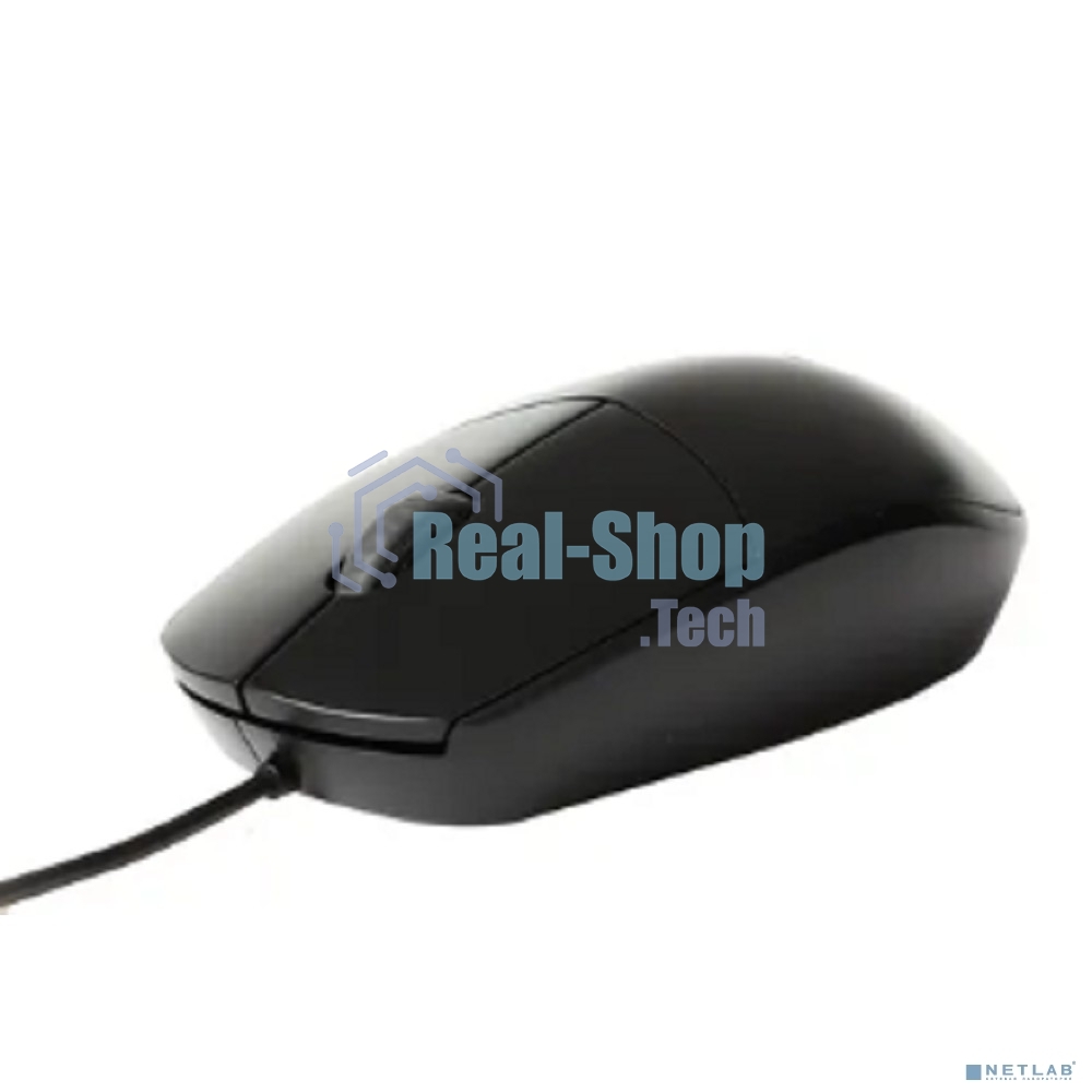 Мышь проводная Rapoo N100 черный, 1600 dpi, USB, кнопки - 3