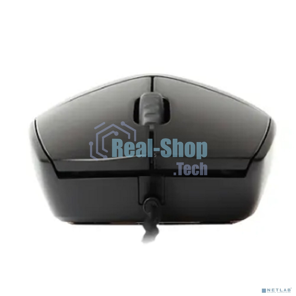 Мышь проводная Rapoo N100 черный, 1600 dpi, USB, кнопки - 3
