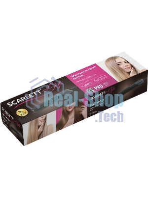 Выпрямитель для волос Scarlett SC-HS60014 черный, 22 мм, 190 °C, 1 режим