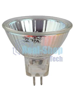 Лампа галогенная ЭРА GU5.3-MR16-50W-12V-Cl(10/200/6000)