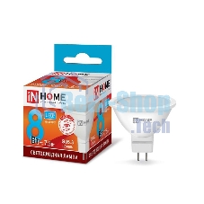 Лампа светодиодная LED-JCDR-VC 8Вт 230В GU5.3 4000К 720лм IN HOME 4690612020334 Лампа светодиодная LED-JCDR-VC 8Вт 230В GU5.3 4000К 720лм IN HOME 4690612020334