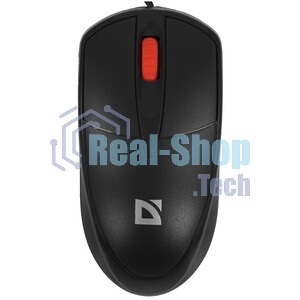 Мышь проводная Defender Icon MB-057 черный, 1000 dpi, USB, кнопки - 3
