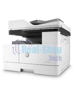 МФУ лазерное HP LaserJet MFP M443nda (8AF72A), A3, ч/б, печ. до 25 стр/мин. (А4) до 13 стр/мин. (А3), скан. до 21 стр/мин., 1200 x 1200 dpi (печать) 600x600dpi (скан.), USB, RJ-45