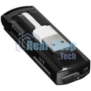 Кард-ридер USB 2.0 Buro BU-CR-108 черный