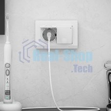 Розетка двойная влагозащ. с зазем. с защит. крышками и шторками Werkel W1172201 (белый)