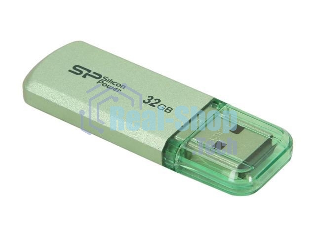 Флешка USB Silicon Power R/W 32Gb Helios 101 SP032Gb,UF2101V1N USB 2.0 зеленый