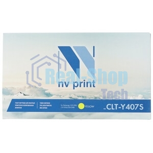 Картридж лазерный NVPrint совместимый Samsung CLT-Y407S Yellow для CLP-325/CLX-3185 (1000k)