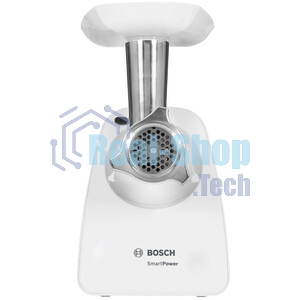 Мясорубка электрическая Bosch MFW2515W белый, 1500 Вт, 1.7 кг/мин, защита от перегрузки, насадки - 4