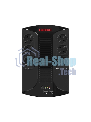 Источник бесперебойного питания DKC INFOPDU600 / 600 ВА / 360 Вт / 6 x CEE 7 (евророзетка)