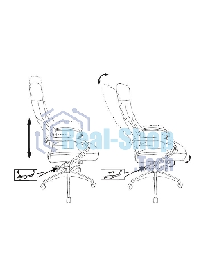 Кресло Бюрократ CH-608Fabric Light-21 песочный, ткань
