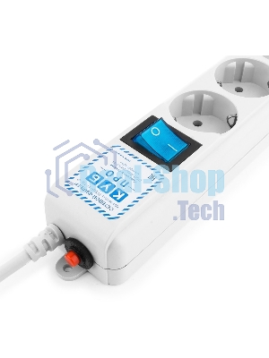 Фильтр-удлинитель PowerCube PRO (SPL(5+1)-16B-P-3M) 3.0 м, LC контур - подавление В/Ч помех, 16А/3,5кВт