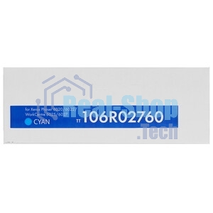 Картридж лазерный NVPrint совместимый Xerox 106R02760 Cyan для Phaser 6020/6022/WorkCentre 6025/6027 (1000k)