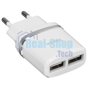 Сетевое зарядное устройство C12 Smart dual USB charger, белый