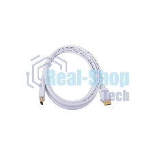 Кабель Cablexpert HDMI CC-HDMI4-W-6, 19M/19M, v2.0, медь, позол.разъемы, экран, 1.8м, белый, пакет