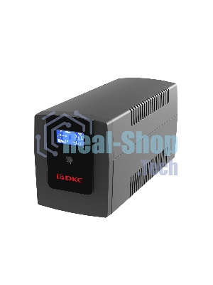 Источник бесперебойного питания DKC INFOLCD1200I / 1200 ВА / 720 Вт / 4 x IEC 320 C13 (компьютерный)