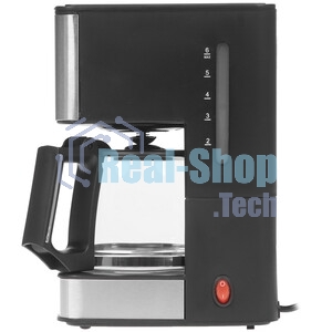 Кофеварка капельная Centek CT-1144 серебристый/черный, исп. кофе - молотый, 0.8 л, 680 Вт.