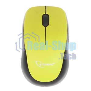 Мышь беспроводная Gembird MUSW-360-LM желтый, 1000 dpi, радиоканал, USB, кнопки - 3